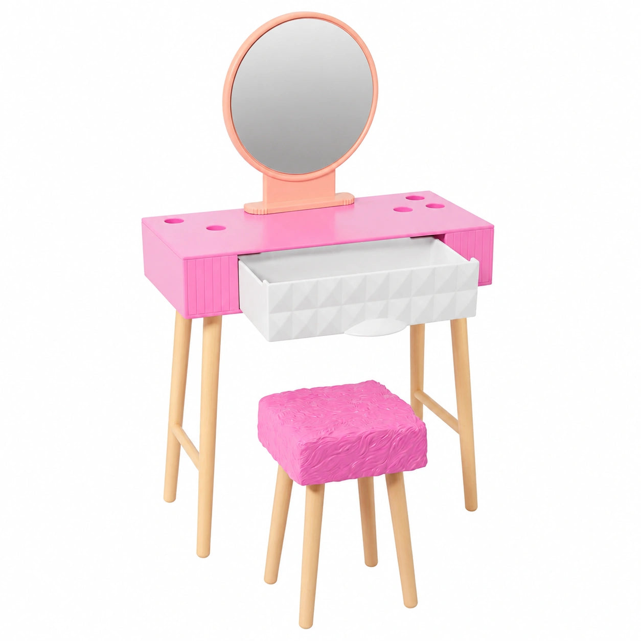Barbie Puppenmöbel-Set mit Schminktisch, Spiegel und Zubehör