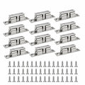 Edelstahl Doppelkugelschnäpper Set – 12er Pack, 50mm – Ideal für Schränke & Türen