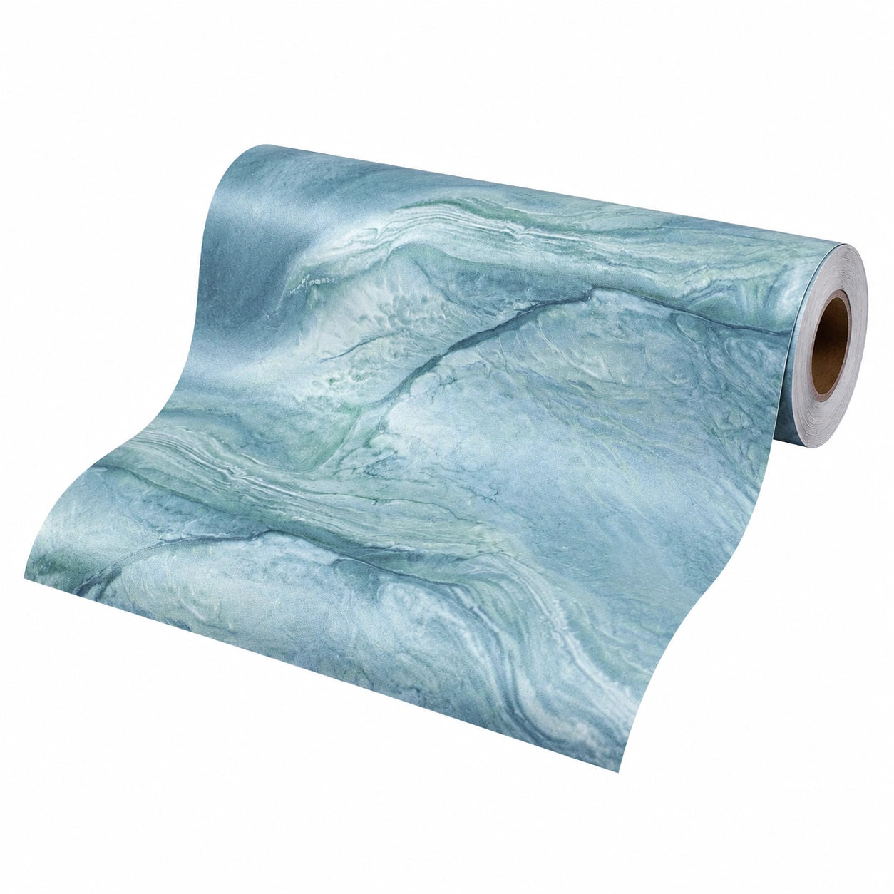 Selbstklebende Marmorfolie Blau 40x6 für Möbel und Küche
