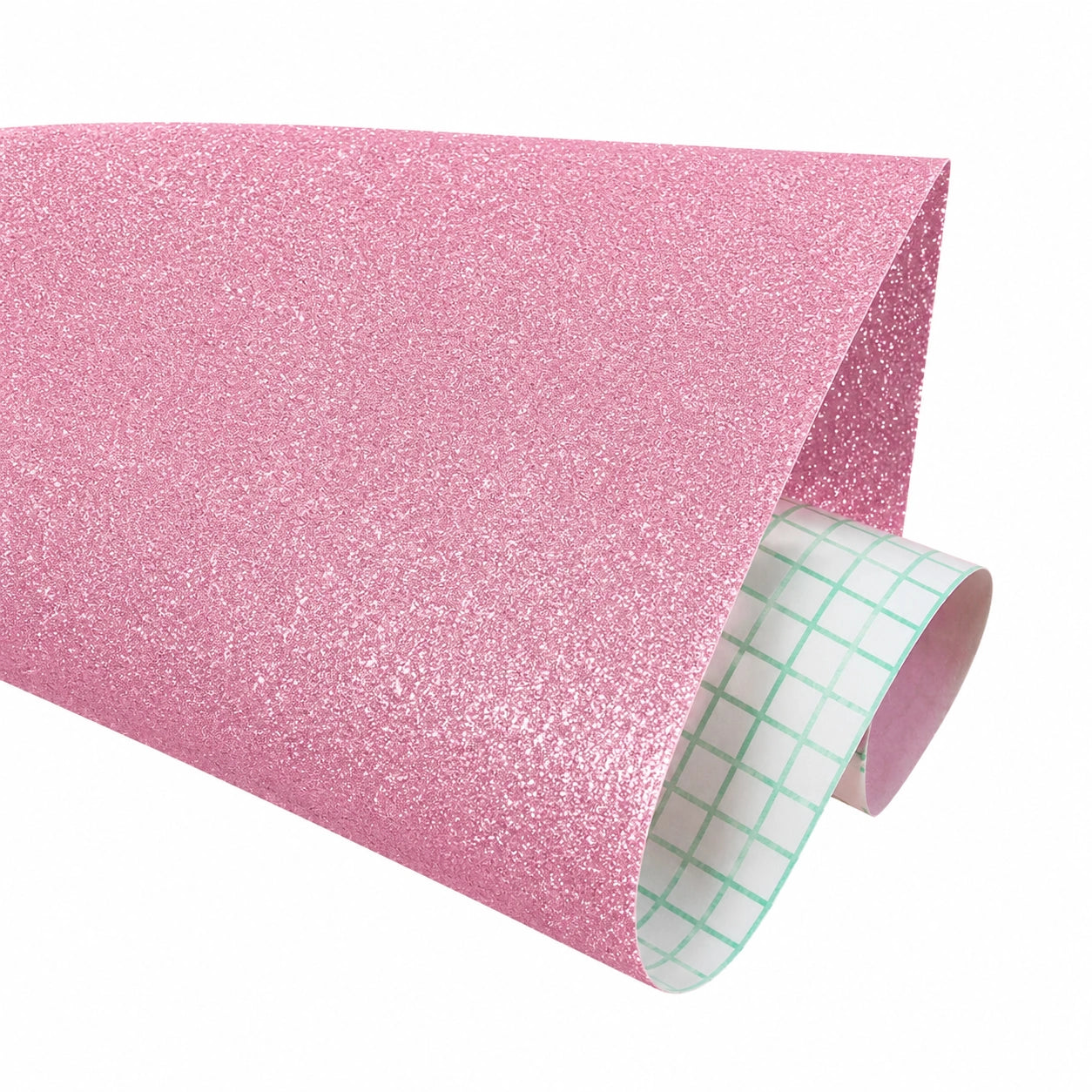 YENHOME Glitzer Selbstklebende Folie Rosa 40x500cm für Möbel, Kinderzimmer & Wohnzimmer